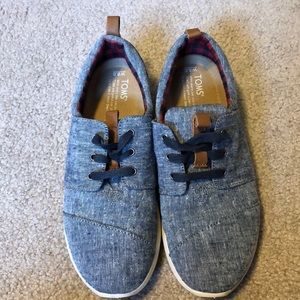 Jean material blue Toms